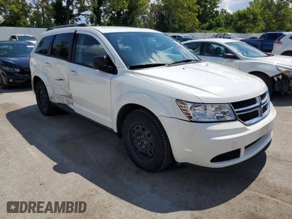 2017 Dodge Journey SE z VIN 3C4PDCAB4HT621891, wystawiony jako Copart lot #68432595 z przebiegiem 129 202 mil mil oraz Szkoda całkowita • Salvage title. Historia ofert i sprzedaży dostępna na DreamBid. Obrazek 4.