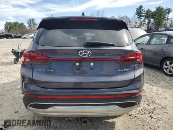 2022 Hyundai Santa Fe Limited with VIN KM8S7DA20NU050744, listed as a Copart auction lot 52359535 with 47,565 mi miles and Salvage title. Bid and sale history available at DreamBid. Image 6.