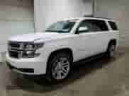 2019 Chevrolet Tahoe LS z VIN 1GNSKAKC7KR279792, wystawiony jako Copart lot #59736665 z przebiegiem 103 984 mil mil oraz Szkoda całkowita • Salvage title. Historia ofert i sprzedaży dostępna na DreamBid. Obrazek 1.