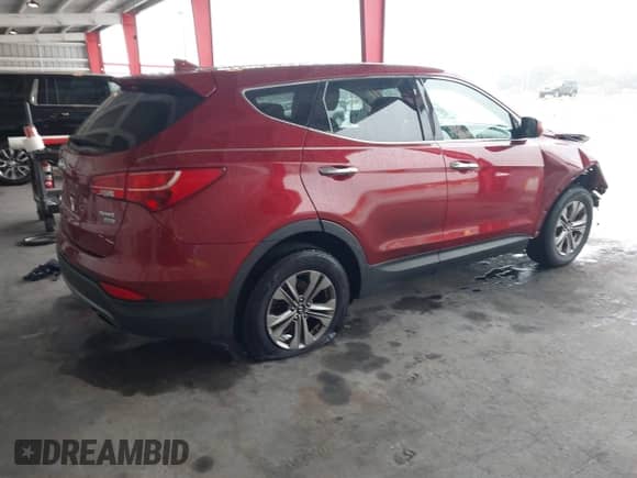 2015 Hyundai Santa Fe with VIN 5XYZTDLB2FG294927, listed as a IAAI auction lot 43297119 with 150,182 mi miles and . Bid and sale history available at DreamBid. Image 4.
