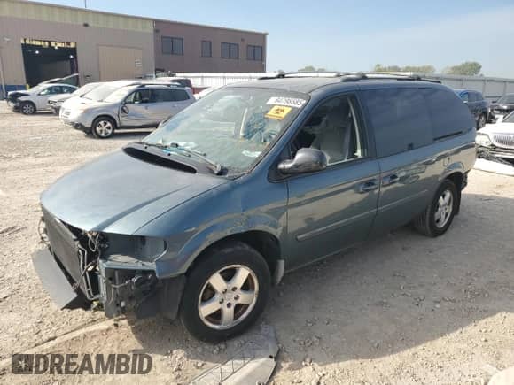 2006 Dodge Grand Caravan SXT z VIN 2D4GP44L86R649519, wystawiony jako Copart lot #84798585 z przebiegiem Nie podano mil oraz Szkoda całkowita • Salvage title. Historia ofert i sprzedaży dostępna na DreamBid. Obrazek 1.
