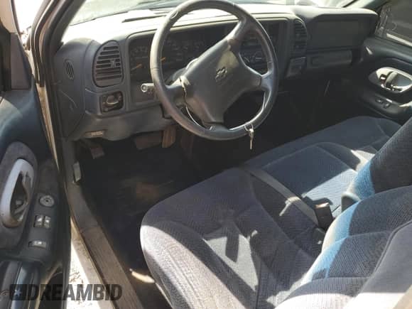 1997 Chevrolet Silverado 1500 with VIN 1GCEC14R9VZ196034, listed as a Copart auction lot 49669505 with 346,143 mi miles and Salvage title. Bid and sale history available at DreamBid. Image 8.