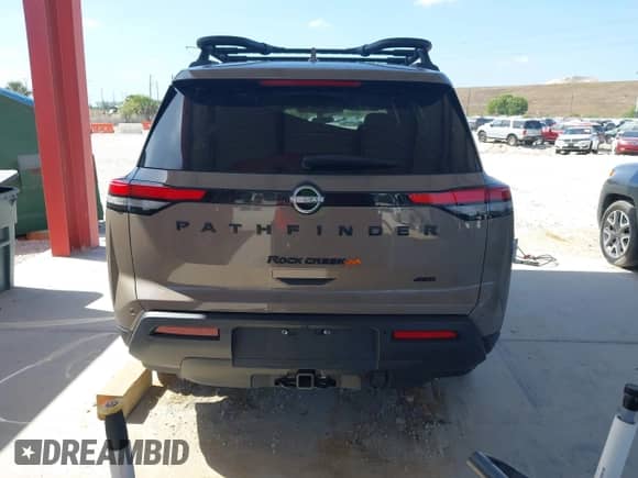 2023 Nissan Pathfinder Rock Creek with VIN 5N1DR3BD1PC228800, listed as a IAAI auction lot 42119090 with Not provided miles and . Bid and sale history available at DreamBid. Image 16.