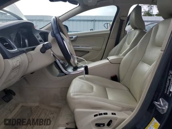 2015 Volvo S60 T5 Drive-E Premier with VIN YV126MFK8F1337939, listed as a Copart auction lot 68280295 with Not provided miles and Salvage title. Bid and sale history available at DreamBid. Image 7.