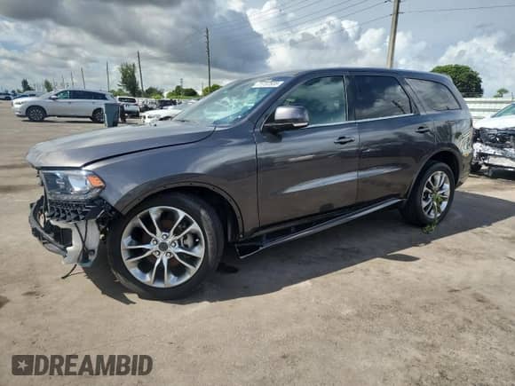2020 Dodge Durango GT with VIN 1C4RDHDG1LC301378, listed as a Copart auction lot 71737535 with Not provided miles and Salvage title. Bid and sale history available at DreamBid. Image 1.