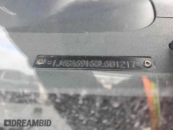 2008 Jeep Wrangler Unlimited Rubicon with VIN 1J4GA69168L601217, listed as a Copart auction lot 81618164 with 145,344 mi miles and Clean title. Bid and sale history available at DreamBid. Image 12.