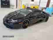 2016 Lamborghini Huracan LP 610-4 with VIN ZHWUR1ZF3GLA05085, listed as a Copart auction lot 60136495 with 34,811 mi miles and Salvage title. Bid and sale history available at DreamBid. Image 1.
