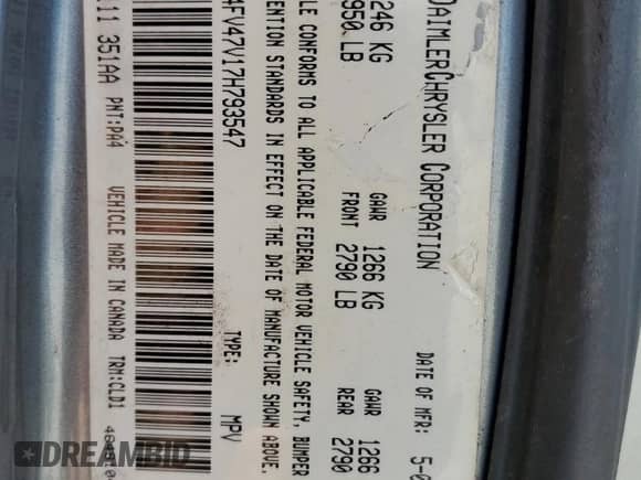 2007 Dodge Magnum with VIN 2D4FV47V17H793547, listed as a Copart auction lot 51994425 with 149,026 mi miles and Non repairable. Bid and sale history available at DreamBid. Image 12.
