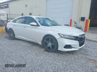 2021 Honda Accord Touring с VIN 1HGCV2F92MA017531, выставлен на аукционе IAAI как лот 43095259 с пробегом 27 787 миль миль и . История ставок и продаж доступна на DreamBid. Изображение 1.