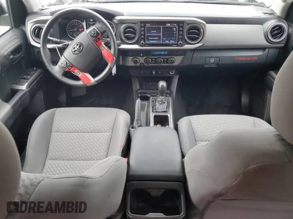 2022 Toyota Tacoma SR5 with VIN 3TYDZ5BN9NT013836, listed as a Copart auction lot 84573435 with 89,105 mi miles and Salvage title. Bid and sale history available at DreamBid. Image 8.
