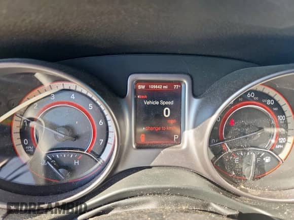 2016 Dodge Journey Crossroad Plus with VIN 3C4PDCGB4GT172346, listed as a Copart auction lot 86464465 with 105,642 mi miles and Salvage title. Bid and sale history available at DreamBid. Image 9.