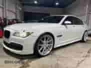 2010 BMW 7 Series 750Li with VIN WBAKB8C58ACY64395, listed as a Copart auction lot 46757005 with 137,375 mi miles and Salvage title. Bid and sale history available at DreamBid. Image 2.