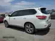 2014 Nissan Pathfinder Platinum Hybrid with VIN 5N1CR2MN2EC635484, listed as a Copart auction lot 59542485 with 163,462 mi miles and Salvage title. Bid and sale history available at DreamBid. Image 2.