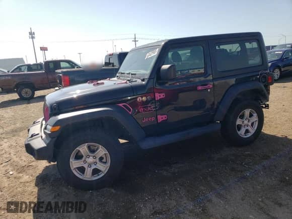 2022 Jeep Wrangler Sport с VIN 1C4GJXAG0NW144913, выставлен на аукционе Copart как лот 61429985 с пробегом 75 810 миль миль и Списание • Salvage title. История ставок и продаж доступна на DreamBid. Изображение 1.