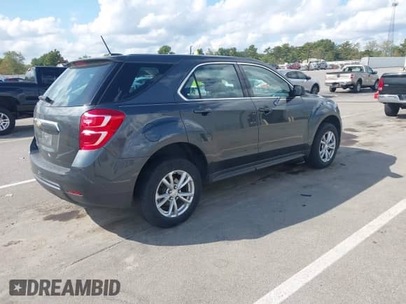 2017 Chevrolet Equinox LS with VIN 2GNFLEEK2H6289949, listed as a IAAI auction lot 43276542 with 92,317 mi miles and . Bid and sale history available at DreamBid. Image 4.