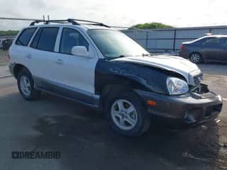 2003 Hyundai Santa Fe GLS with VIN KM8SC73D43U425401, listed as a IAAI auction lot 42760756 with 190,045 mi miles and . Bid and sale history available at DreamBid. Image 1.