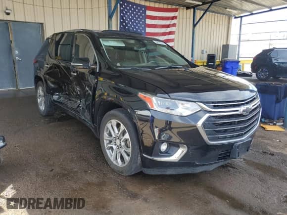 2018 Chevrolet Traverse Premier с VIN 1GNERKKW7JJ192657, выставлен на аукционе Copart как лот 81286455 с пробегом 97 303 миль миль и Чистый • Clean title. История ставок и продаж доступна на DreamBid. Изображение 4.