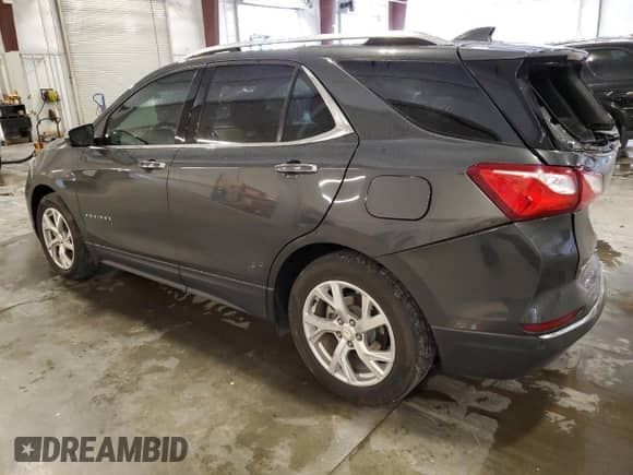 2018 Chevrolet Equinox Premier с VIN 2GNAXMEV1J6317328, выставлен на аукционе Copart как лот 70850415 с пробегом 53 432 миль миль и Списание • Salvage title. История ставок и продаж доступна на DreamBid. Изображение 2.