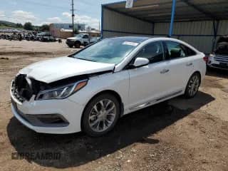 2017 Hyundai Sonata Limited with VIN 5NPE34AB9HH468554, listed as a Copart auction lot 66219705 with 52,607 mi miles and Salvage title. Bid and sale history available at DreamBid. Image 1.
