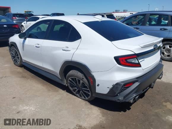 2022 Subaru WRX Premium with VIN JF1VBAF62N9003170, listed as a IAAI auction lot 42277452 with 47,019 mi miles and . Bid and sale history available at DreamBid. Image 3.