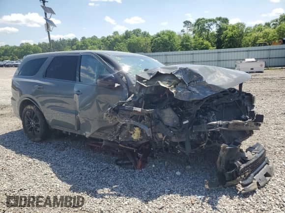 2022 Dodge Durango SXT with VIN 1C4RDHAG2NC159114, listed as a Copart auction lot 52674985 with 63,757 mi miles and Salvage title. Bid and sale history available at DreamBid. Image 4.