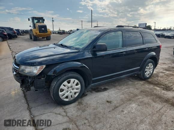 2018 Dodge Journey SE with VIN 3C4PDCAB9JT171032, listed as a Copart auction lot 81775625 with 163,038 mi miles and Salvage title. Bid and sale history available at DreamBid. Image 1.