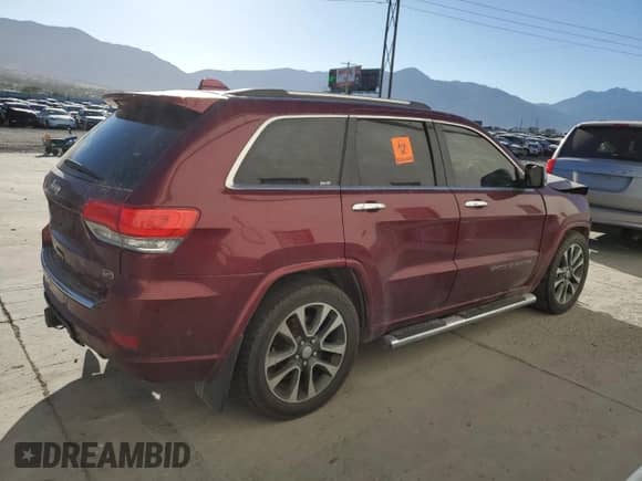 2017 Jeep Grand Cherokee Overland with VIN 1C4RJFCGXHC756459, listed as a Copart auction lot 69233575 with Not provided miles and Salvage title. Bid and sale history available at DreamBid. Image 3.
