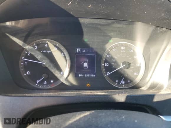 2015 Hyundai Sonata SE with VIN 5NPE24AF9FH185865, listed as a Copart auction lot 80160594 with 213,112 mi miles and Clean title. Bid and sale history available at DreamBid. Image 9.