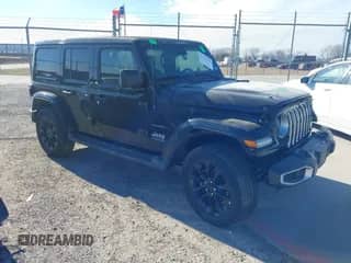 2021 Jeep Wrangler Unlimited Sahara z VIN 1C4JJXP68MW863698, wystawiony jako IAAI lot #41615738 z przebiegiem Nie podano mil oraz . Historia ofert i sprzedaży dostępna na DreamBid. Obrazek 1.