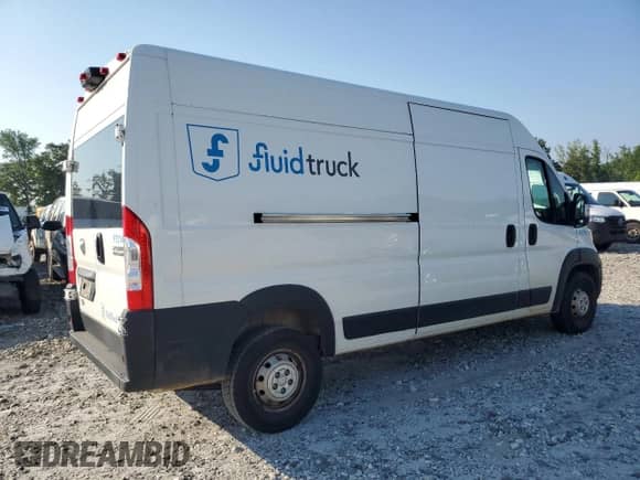 2023 Ram ProMaster Cargo с VIN 3C6LRVDG1PE579290, выставлен на аукционе Copart как лот 63672645 с пробегом 54 519 миль миль и Списание • Salvage title. История ставок и продаж доступна на DreamBid. Изображение 3.