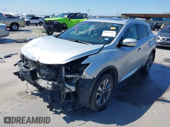 2017 Nissan Murano S with VIN 5N1AZ2MG9HN116580, listed as a IAAI auction lot 42091317 with 74,164 mi miles and . Bid and sale history available at DreamBid. Image 20.