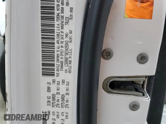 2014 Ram 1500 Tradesman z VIN 1C6RR6FT8ES429343, wystawiony jako Copart lot #50252915 z przebiegiem 88 861 mil mil oraz Szkoda całkowita • Salvage title. Historia ofert i sprzedaży dostępna na DreamBid. Obrazek 12.