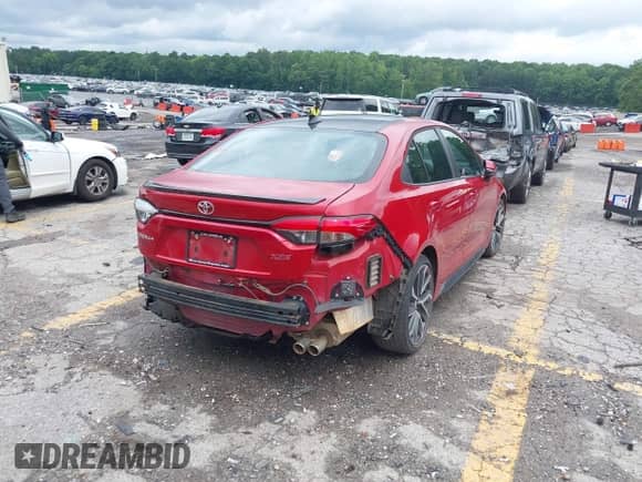 2021 Toyota Corolla XSE с VIN 5YFT4MCE7MP095443, выставлен на аукционе IAAI как лот 42451417 с пробегом 41 472 миль миль и . История ставок и продаж доступна на DreamBid. Изображение 4.