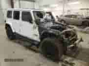 2021 Jeep Wrangler Unlimited Sahara High Altitude with VIN 1C4HJXEM0MW701659, listed as a Copart auction lot 86543654 with Not provided miles and Salvage title. Bid and sale history available at DreamBid. Image 4.
