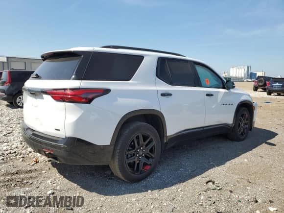 2023 Chevrolet Traverse Premier with VIN 1GNEVKKW2PJ245110, listed as a Copart auction lot 80883465 with Not provided miles and Salvage title. Bid and sale history available at DreamBid. Image 3.