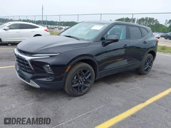 2023 Chevrolet Blazer LT with VIN 3GNKBCR44PS134997, listed as a IAAI auction lot 42212064 with 99,999 mi miles and . Bid and sale history available at DreamBid. Image 2.