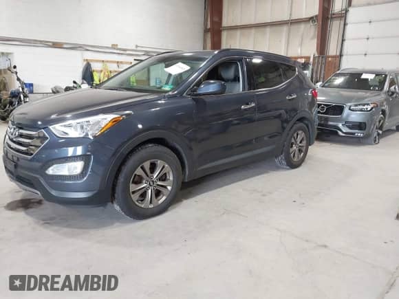 2015 Hyundai Santa Fe with VIN 5XYZU3LB4FG249740, listed as a IAAI auction lot 43266849 with 118,496 mi miles and . Bid and sale history available at DreamBid. Image 18.