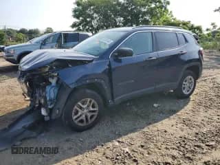 2021 Jeep Compass Upland with VIN 3C4NJDAB5MT509780, listed as a Copart auction lot 62361493 with 41,194 mi miles and . Bid and sale history available at DreamBid. Image 1.