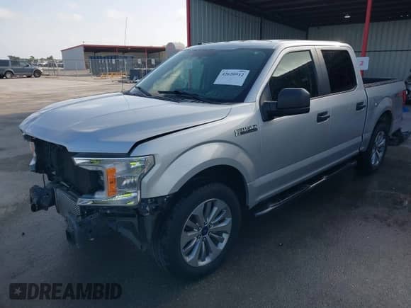 2018 Ford F-150 XL with VIN 1FTEW1CP8JKC70201, listed as a IAAI auction lot 42620912 with 124,499 mi miles and . Bid and sale history available at DreamBid. Image 20.