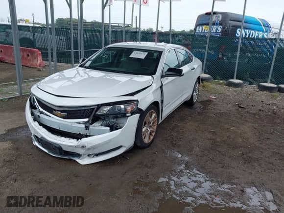 2016 Chevrolet Impala LS z VIN 1G11Z5SA8GU163312, wystawiony jako IAAI lot #43331173 z przebiegiem 144 984 mil mil oraz . Historia ofert i sprzedaży dostępna na DreamBid. Obrazek 2.