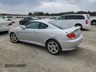 2005 Hyundai Tiburon GT with VIN KMHHN65F45U174430, listed as a Copart auction lot 70741785 with Not provided miles and Non repairable. Bid and sale history available at DreamBid. Image 2.