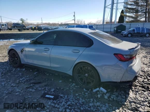 2022 BMW M3 с VIN WBS53AY00NFL69414, выставлен на аукционе Copart как лот 49531325 с пробегом 20 837 миль миль и Списание • Salvage title. История ставок и продаж доступна на DreamBid. Изображение 2.