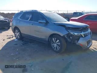 2023 Chevrolet Equinox Premier with VIN 3GNAXNEG3PL230980, listed as a IAAI auction lot 41455683 with 20,959 mi miles and . Bid and sale history available at DreamBid. Image 1.