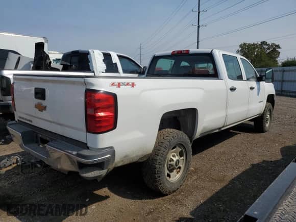 2017 Chevrolet Silverado 2500HD Work Truck with VIN 1GC1KUEG0HF185588, listed as a Copart auction lot 70570185 with 129,179 mi miles and Clean title. Bid and sale history available at DreamBid. Image 3.