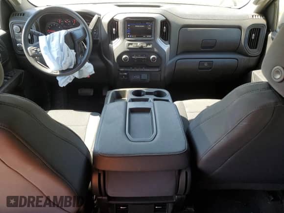 2021 Chevrolet Silverado 1500 Custom Trail Boss with VIN 1GCPYCEH3MZ334614, listed as a Copart auction lot 57960764 with 37,734 mi miles and Salvage title. Bid and sale history available at DreamBid. Image 8.