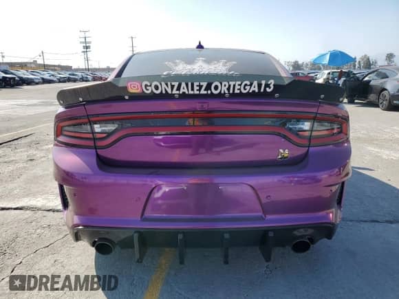 2021 Dodge Charger Scat Pack with VIN 2C3CDXGJ3MH579211, listed as a Copart auction lot 55625255 with 34,598 mi miles and Salvage title. Bid and sale history available at DreamBid. Image 6.