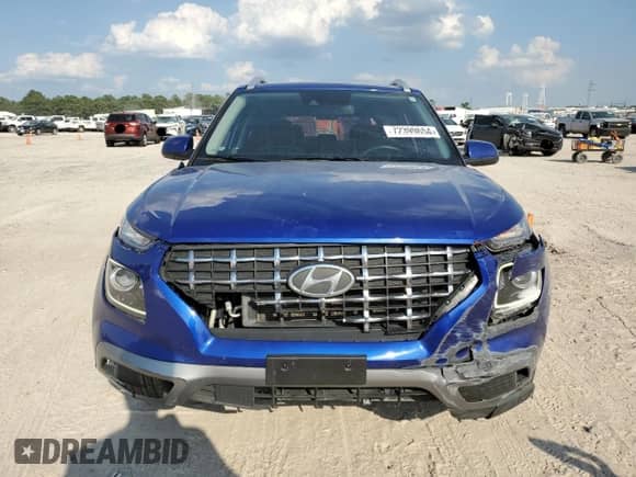 2022 Hyundai Venue SEL с VIN KMHRC8A35NU186278, выставлен на аукционе Copart как лот 72399654 с пробегом 45 215 миль миль и Списание • Salvage title. История ставок и продаж доступна на DreamBid. Изображение 5.