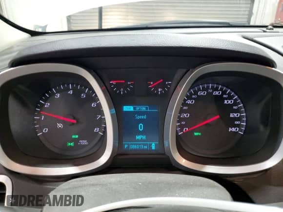 2017 Chevrolet Equinox LS with VIN 2GNFLEEK8H6293696, listed as a Copart auction lot 50015665 with 86,013 mi miles and Salvage title. Bid and sale history available at DreamBid. Image 9.