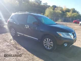 2013 Nissan Pathfinder SL with VIN 5N1AR2MM4DC660271, listed as a IAAI auction lot 43389196 with 188,453 mi miles and . Bid and sale history available at DreamBid. Image 1.