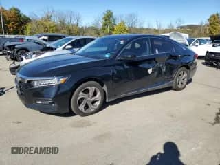 2018 Honda Accord EX z VIN 1HGCV1F46JA108165, wystawiony jako Copart lot #80036015 z przebiegiem Nie podano mil oraz Szkoda całkowita • Salvage title. Historia ofert i sprzedaży dostępna na DreamBid. Obrazek 1.